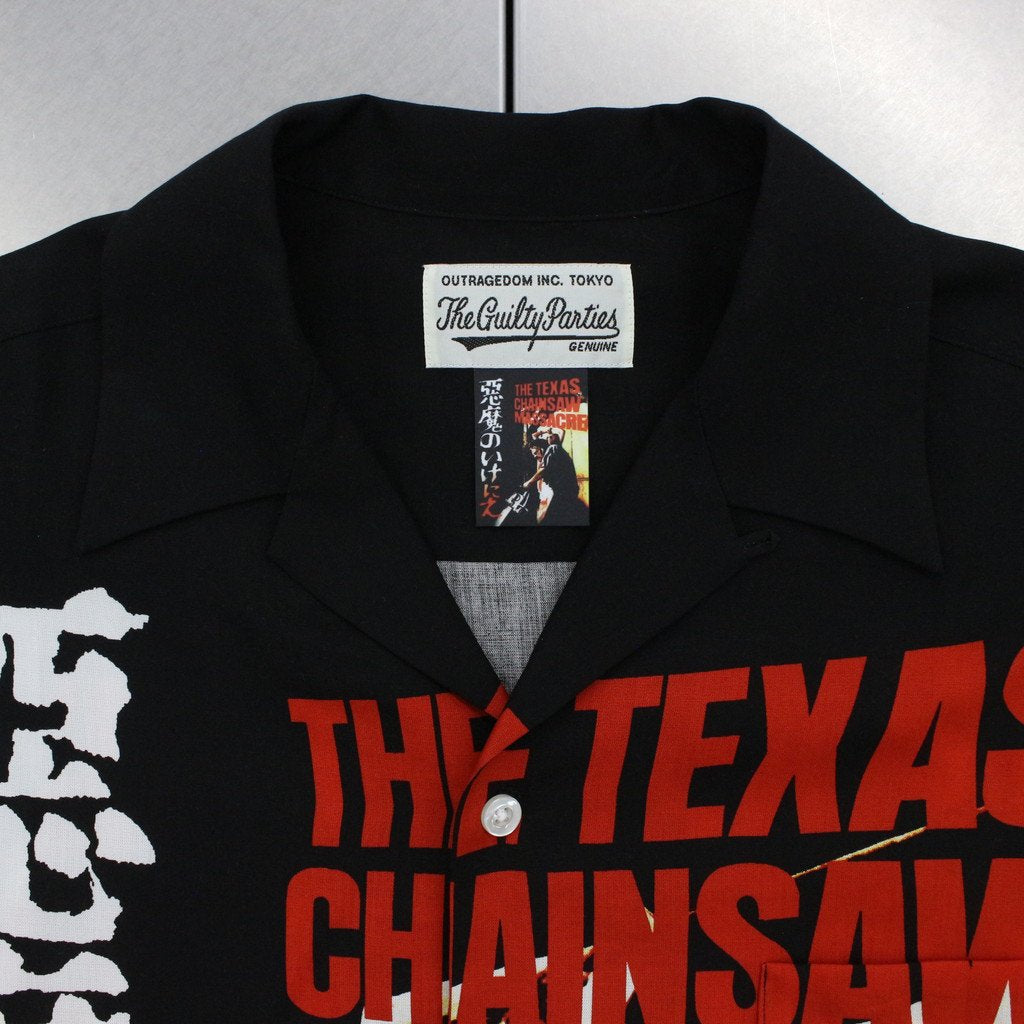 Wacko Maria Mens The Texas Chainsaw Massacre S/S Hawaiian Shirt (Type-2)