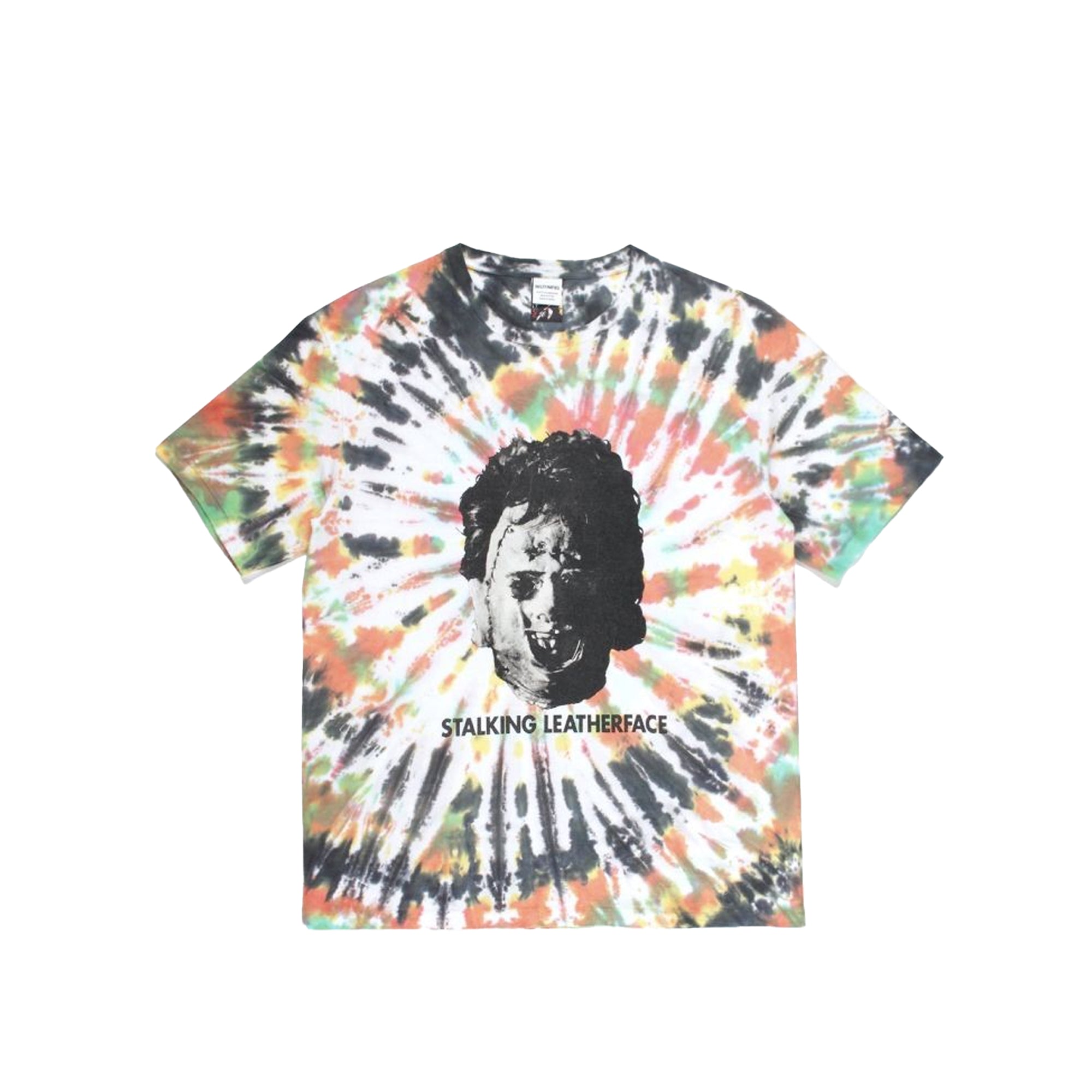 Wacko Maria Mens The Texas Chainsaw Massacre Tie Dye Crew Neck Tee