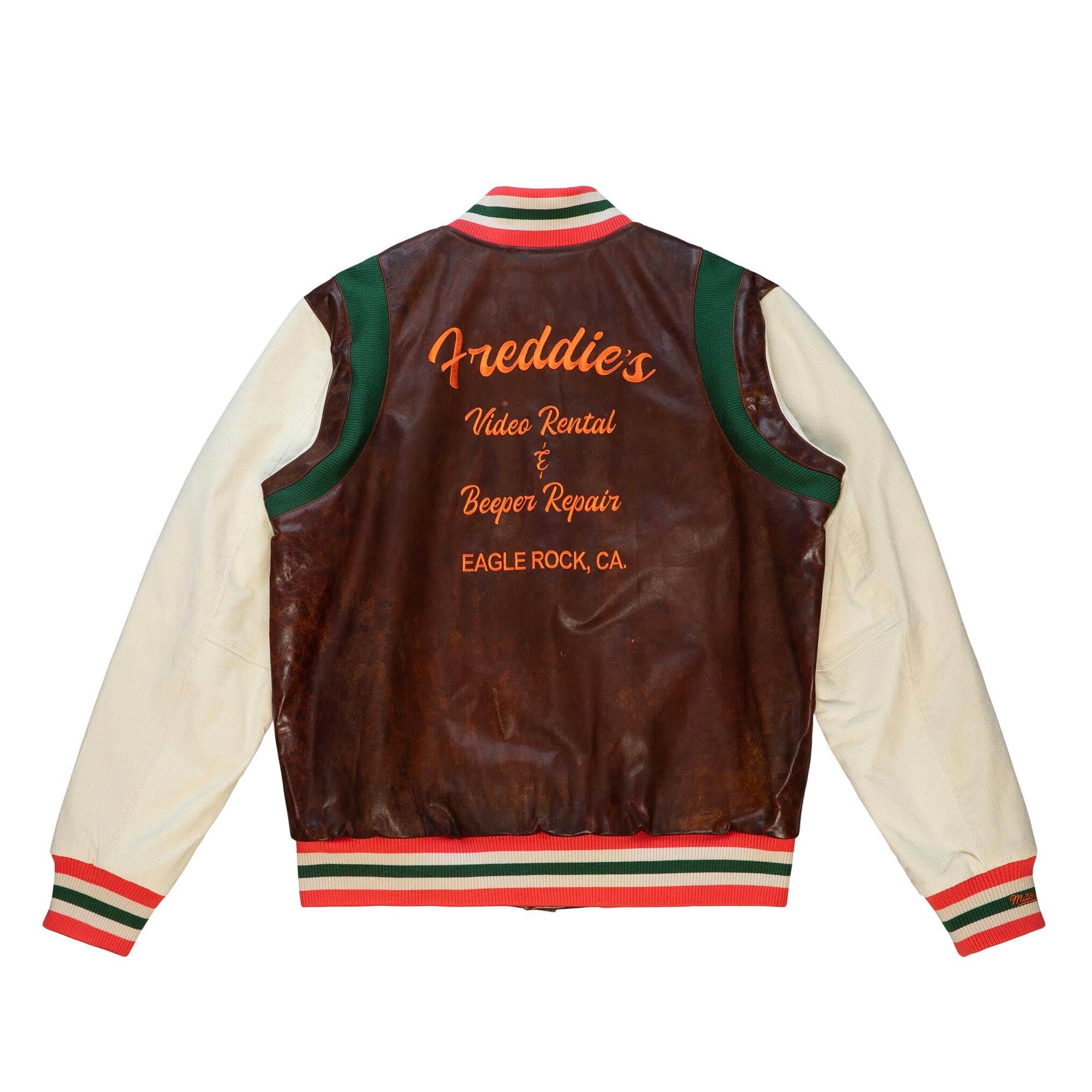 Mitchell & Ness x Fred Segal Mens Freddies Varsity Jacket