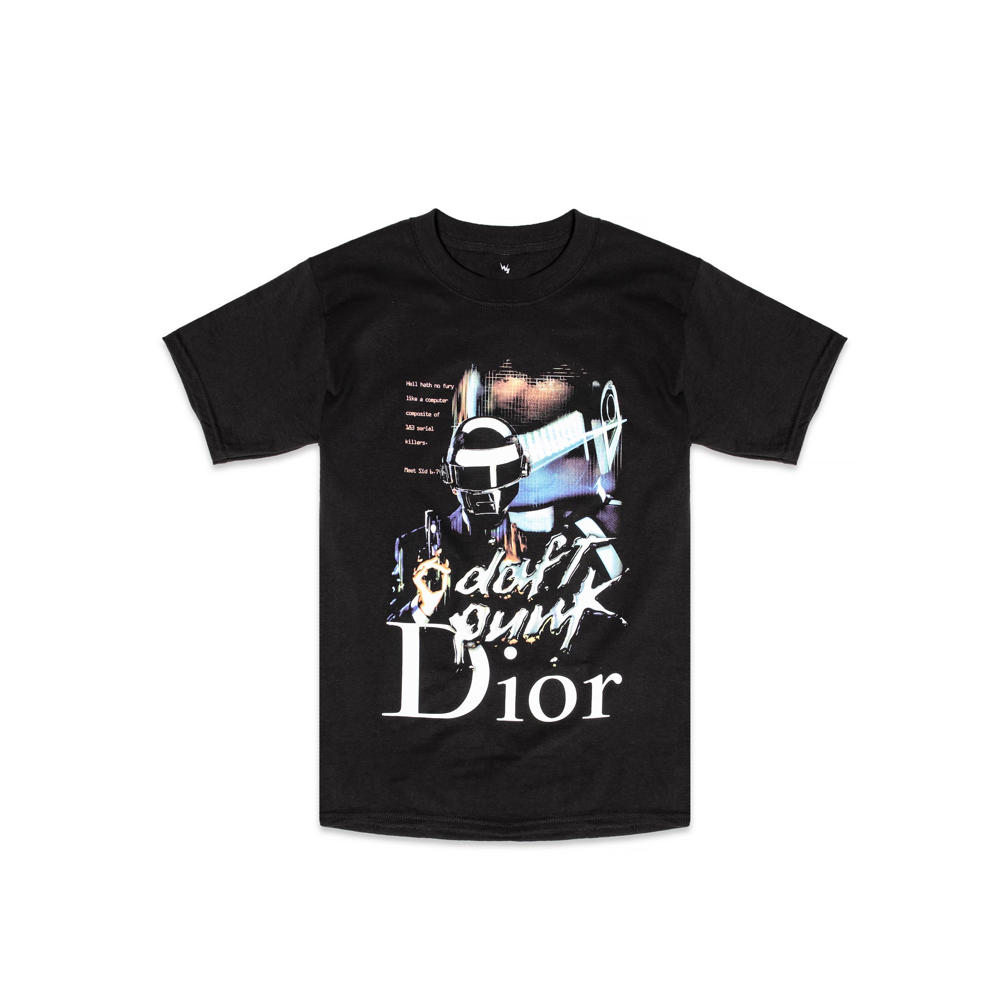 White Lightning Mens Diorpunk T-Shirt 'Black'
