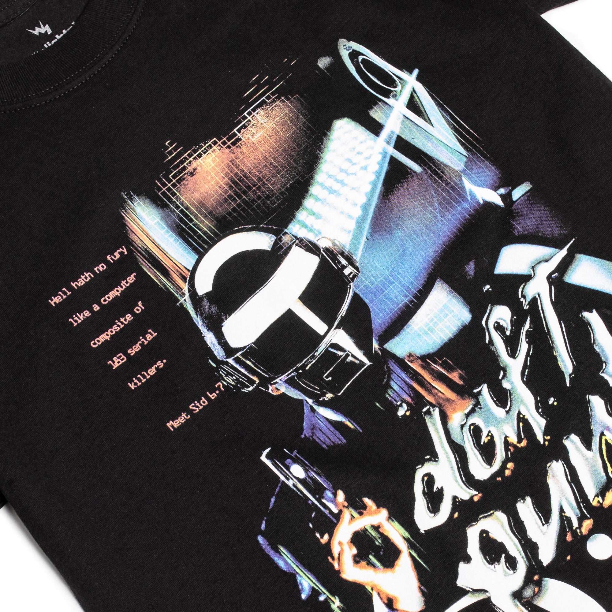 White Lightning Mens Diorpunk T-Shirt 'Black'