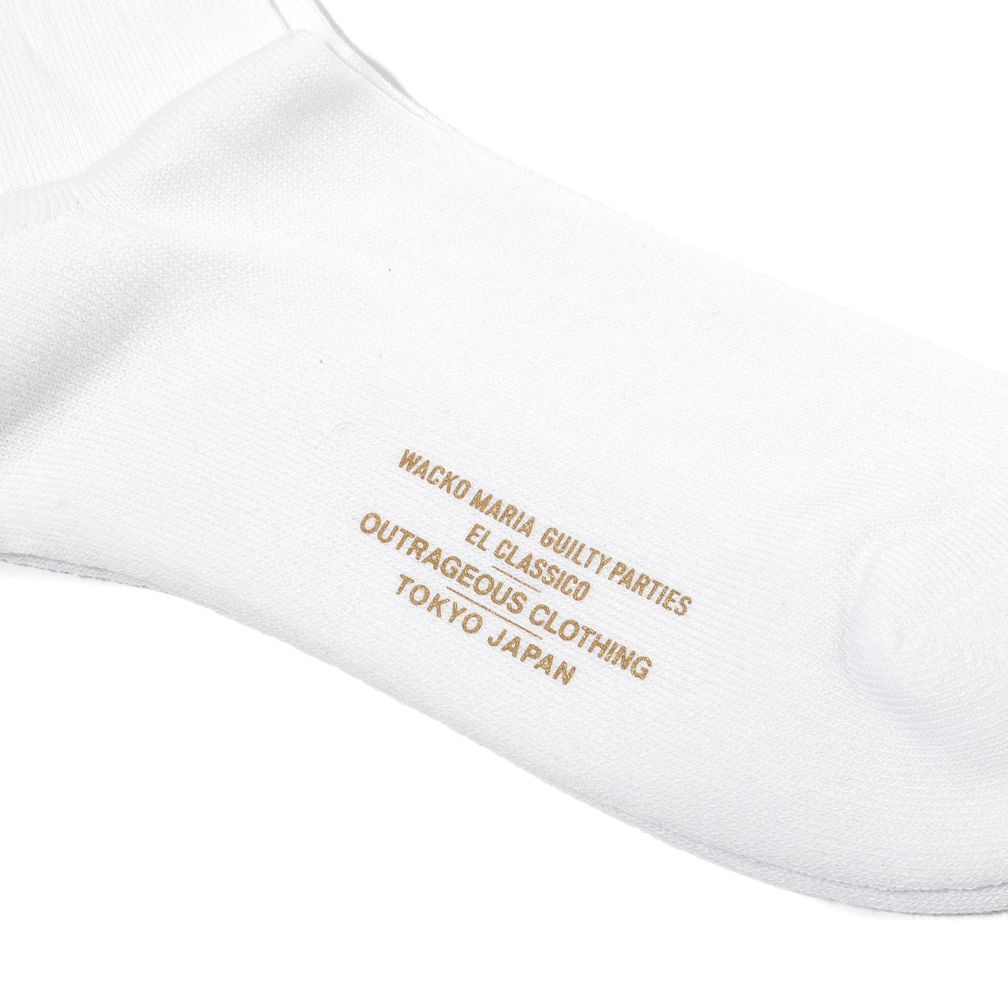 Wacko Maria Skater Socks 'Wht/Blu'