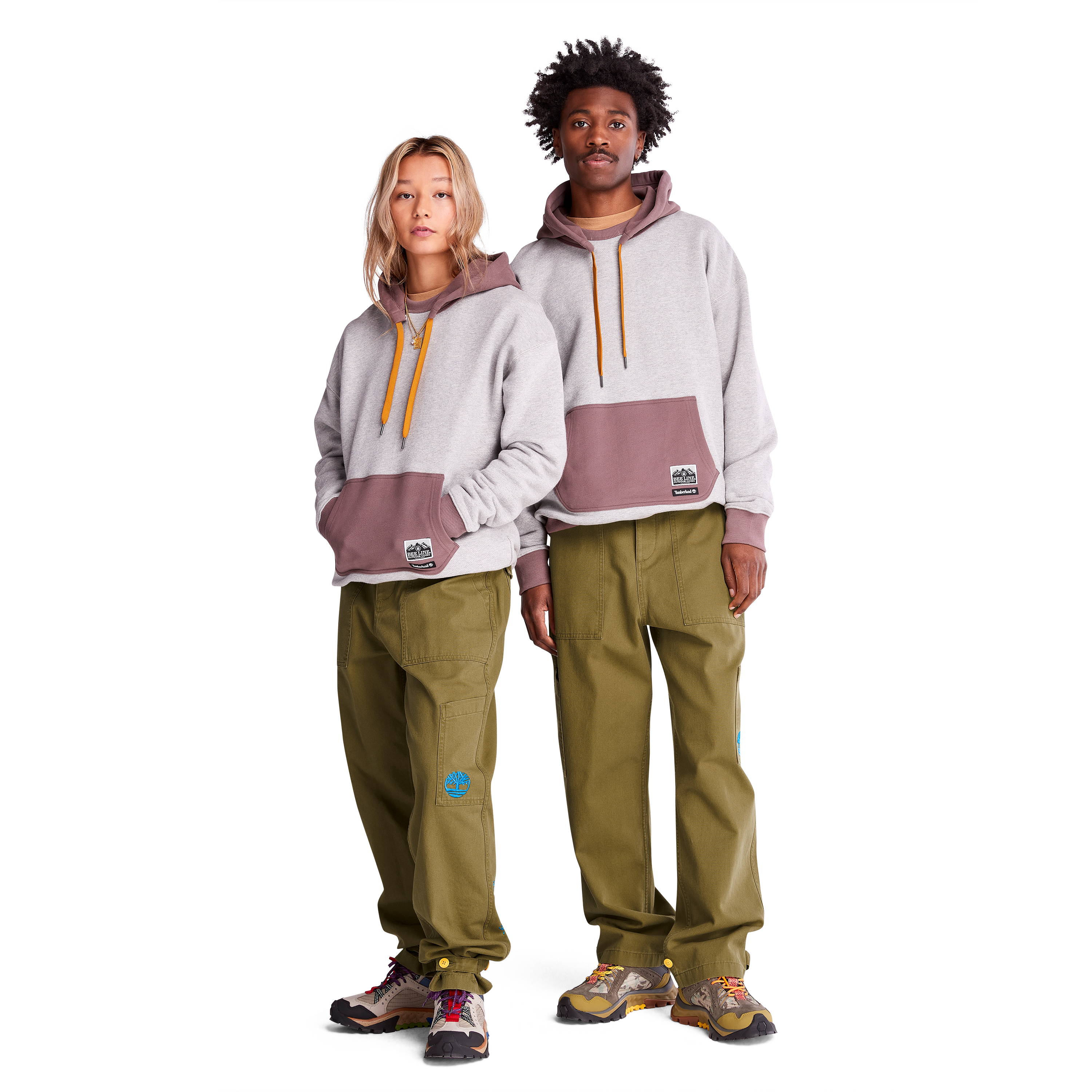 Timberland x Beeline Mens Hoodie 'M Grey Heather'