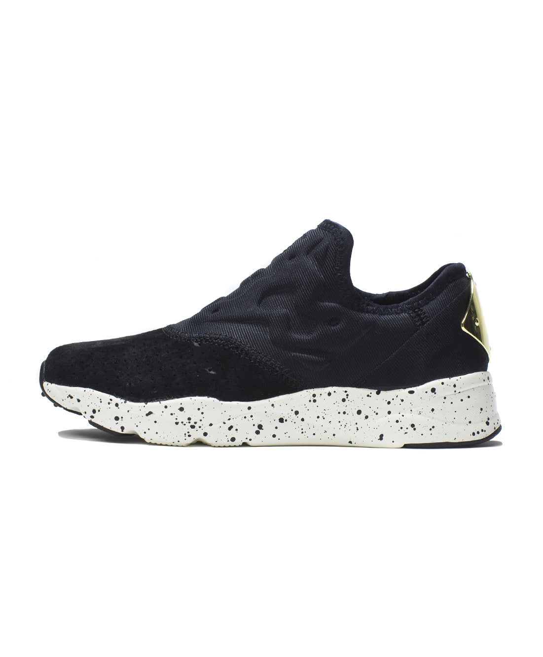 Reebok Women's FuryLite Slip-On Lux - Black/Chalk