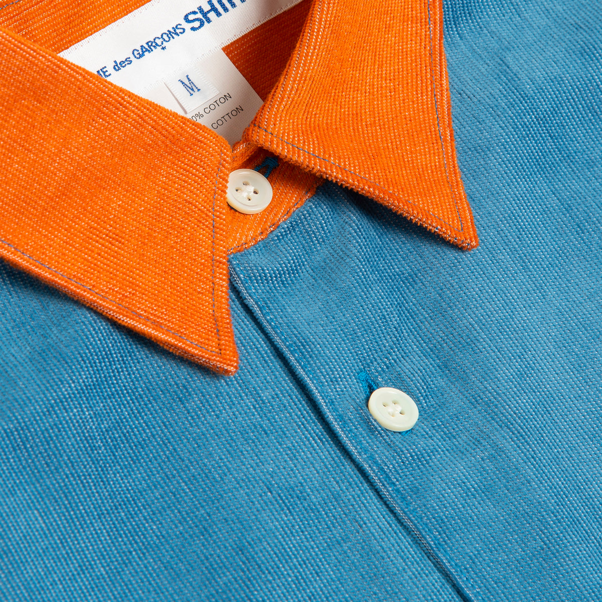Comme des Garcons SHIRT Mens Patchwork Corduroy Shirt