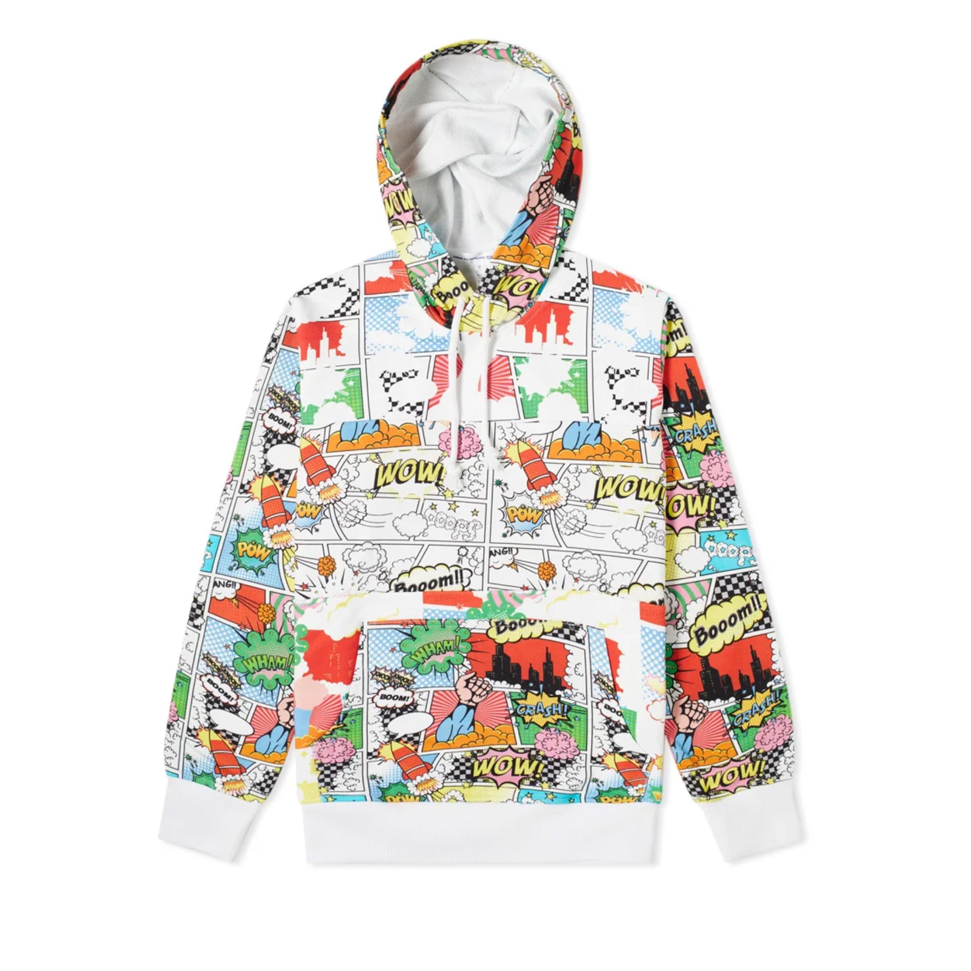 Comme Des Garcons Shirt Mens Comic Print Hoodie