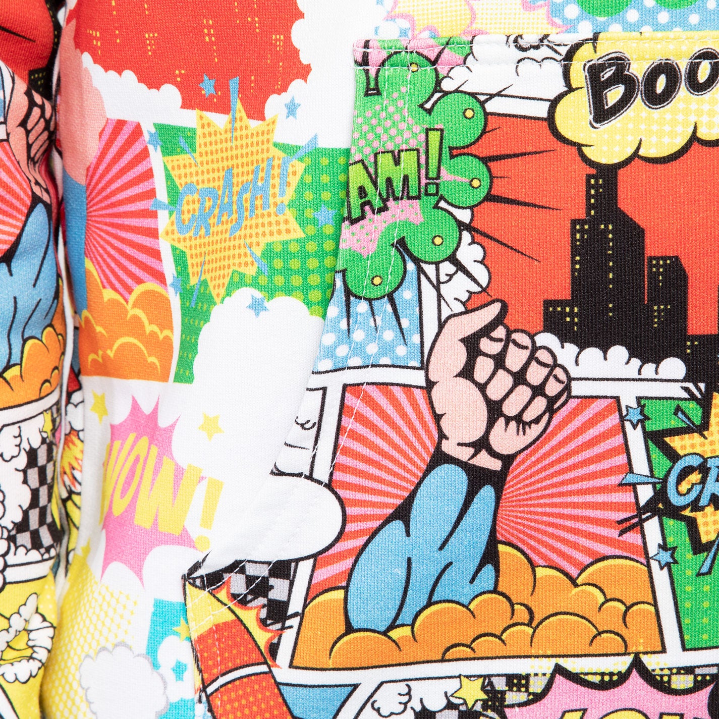 Comme Des Garcons Shirt Mens Comic Print Hoodie